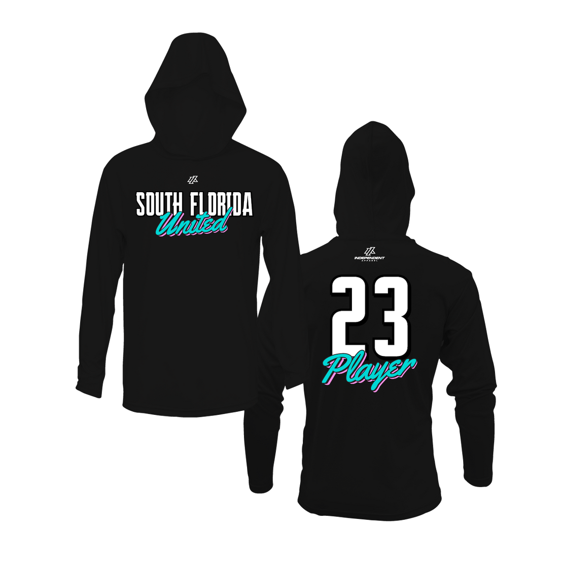SF United Vice Script Logo Lightweight Hoodie