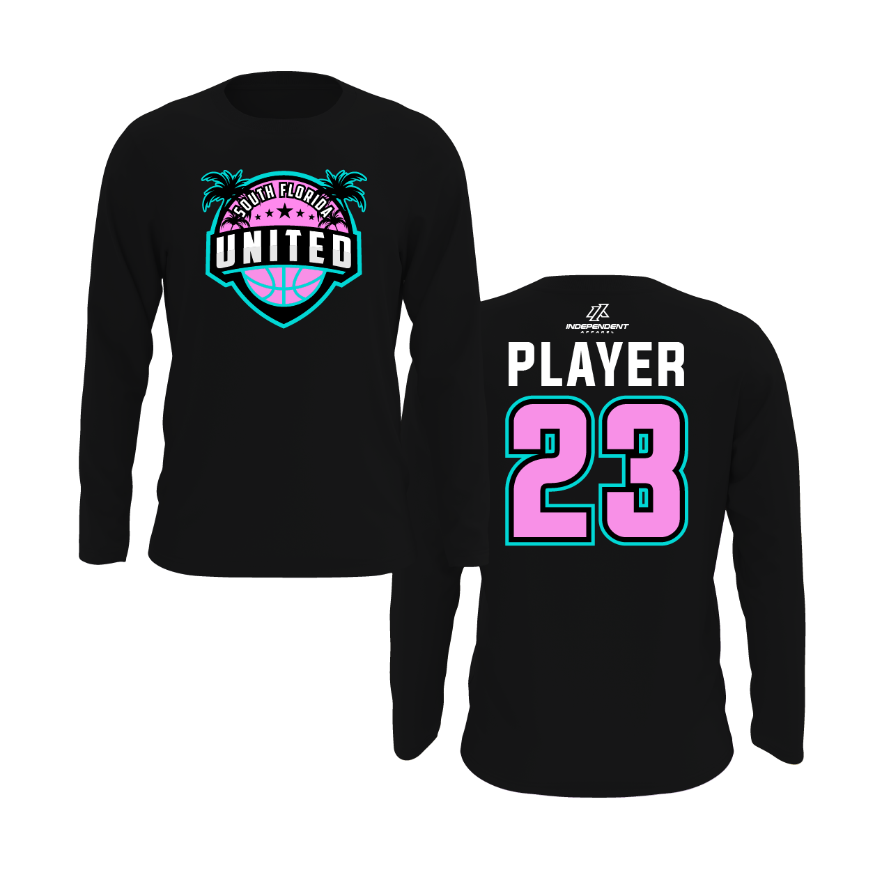 South Florida United Vice Logo Long Sleeve Shirt