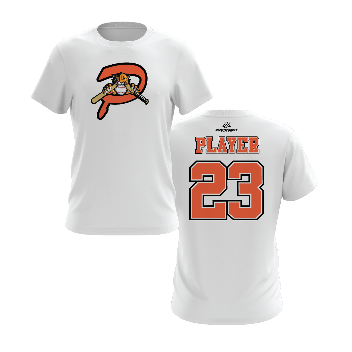 Duesler 10U Panthers P Logo Short Sleeve Shirt