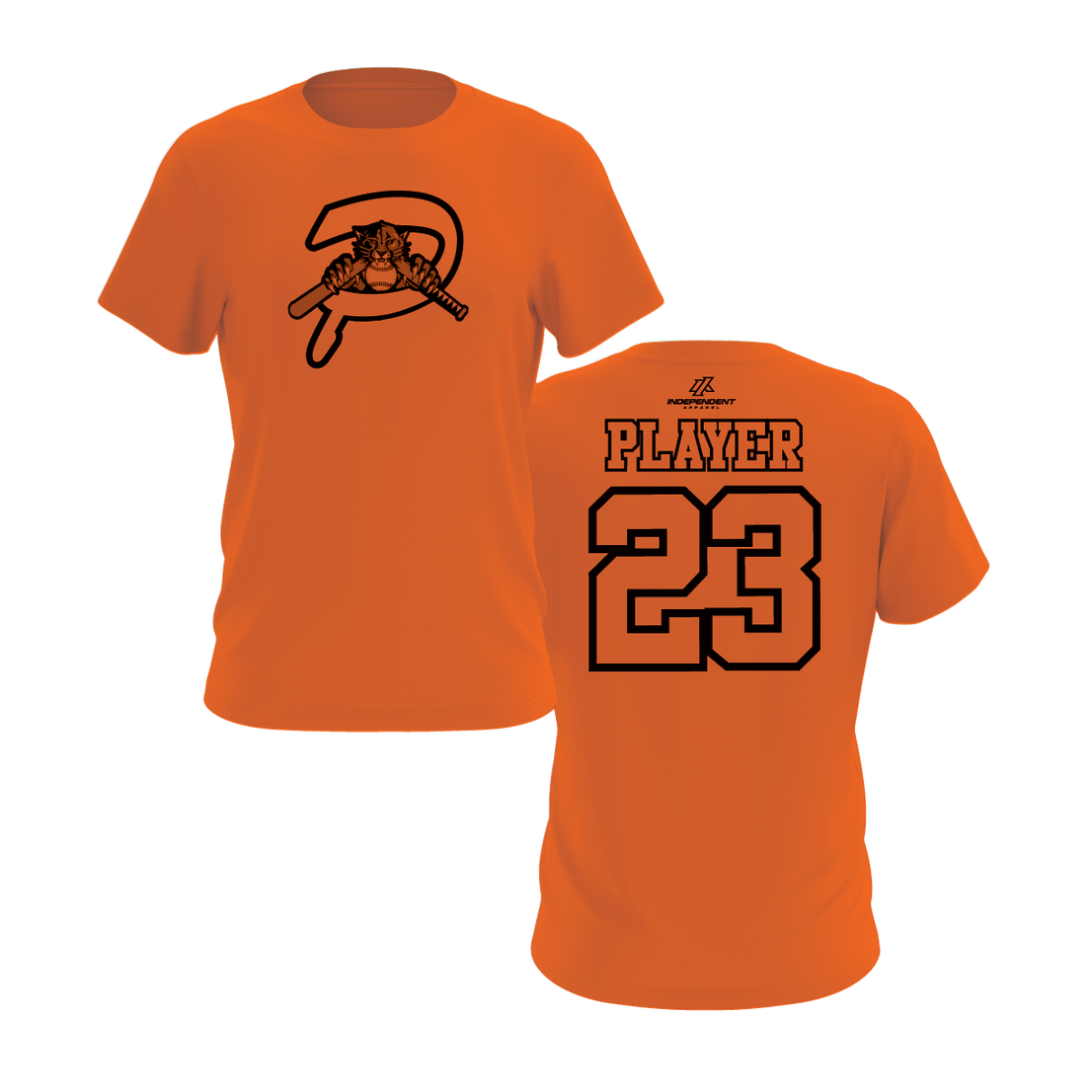 Duesler 10U Panthers P Logo Short Sleeve Shirt