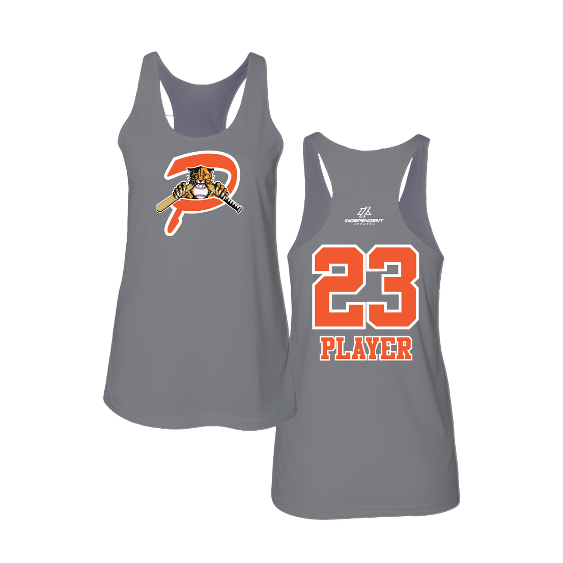 Duesler 10U Panthers P Logo Tank Top