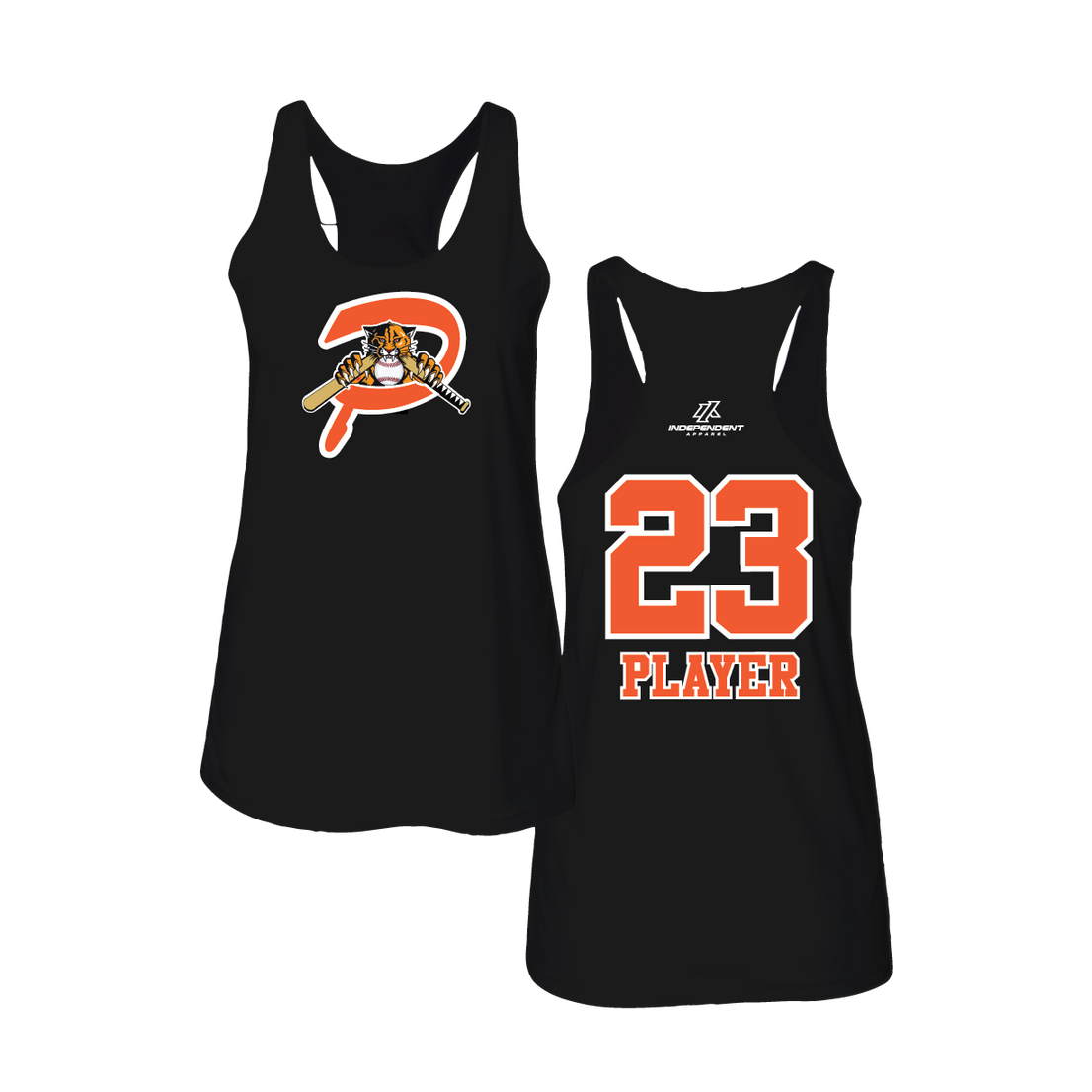 Duesler 10U Panthers P Logo Tank Top