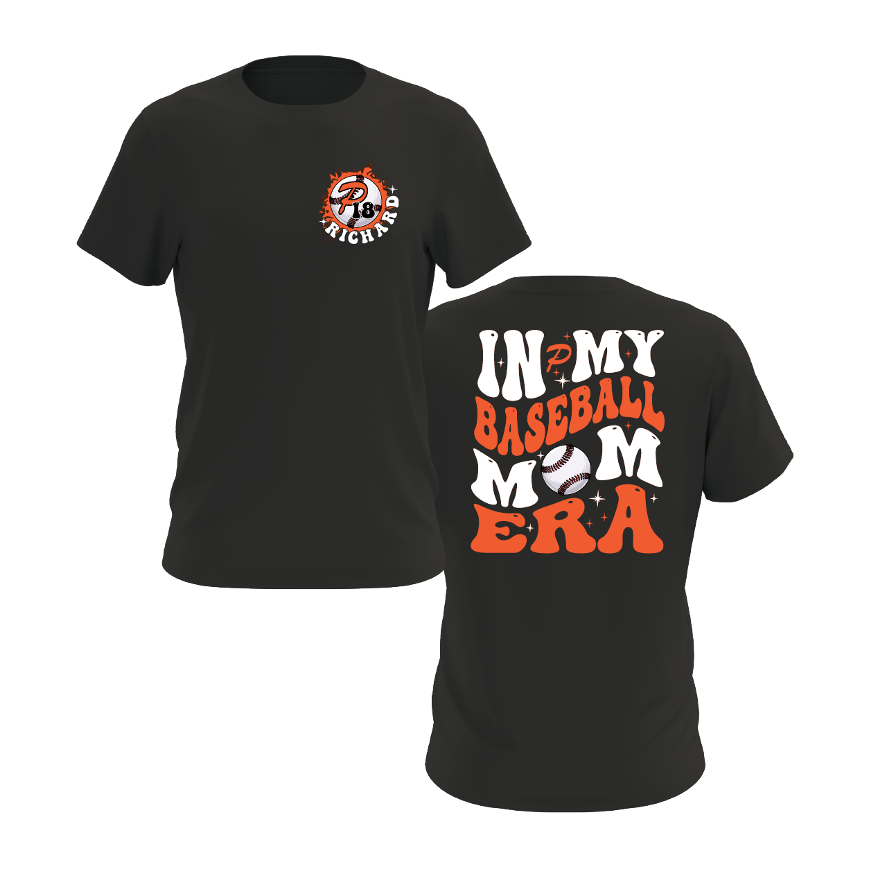 Duesler 11U Panthers “In My Baseball Mom Era” Tri-Blend Short Sleeve Shirt