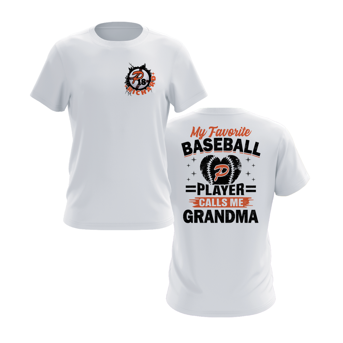 Duesler 11U Panthers “My Favorite Baseball Player Calls Me Grandma” Short Sleeve Shirt