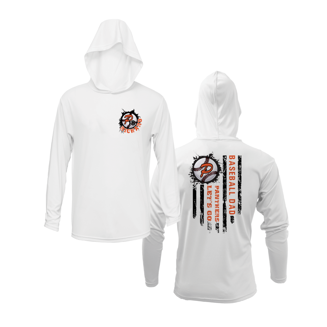 Duesler 11U “Let’s Go Panthers” Baseball Dad Lightweight Hoodie