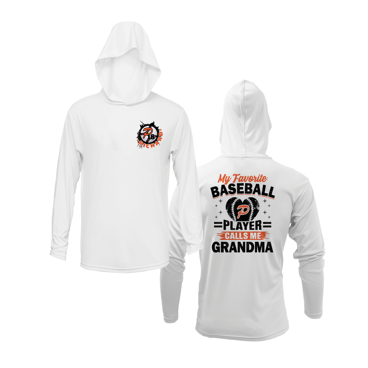 Duesler 11U Panthers “My Favorite Baseball Player Calls Me Grandma” Lightweight Hoodie