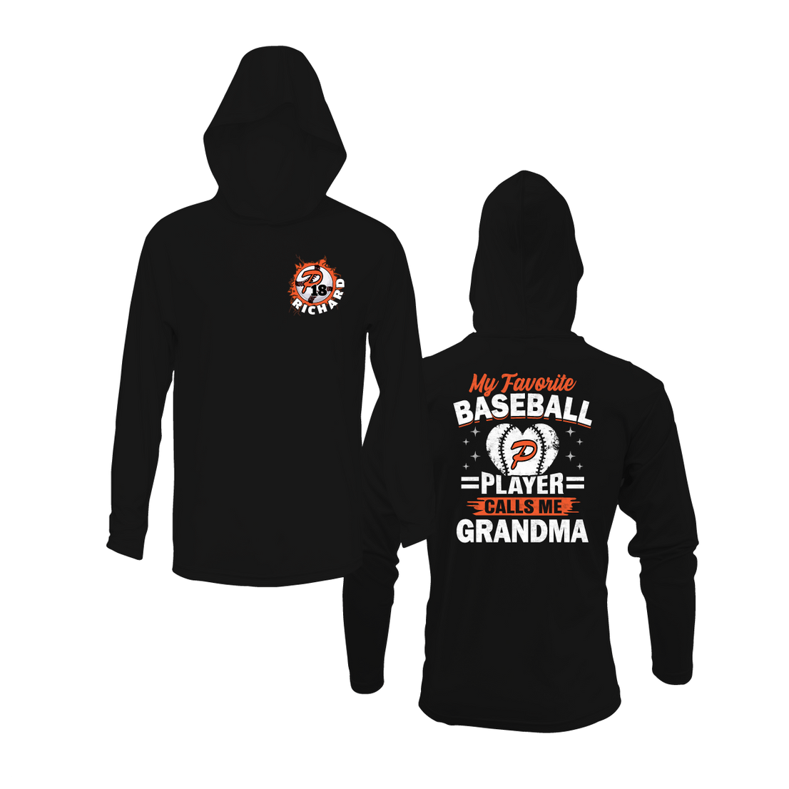 Duesler 11U Panthers “My Favorite Baseball Player Calls Me Grandma” Lightweight Hoodie