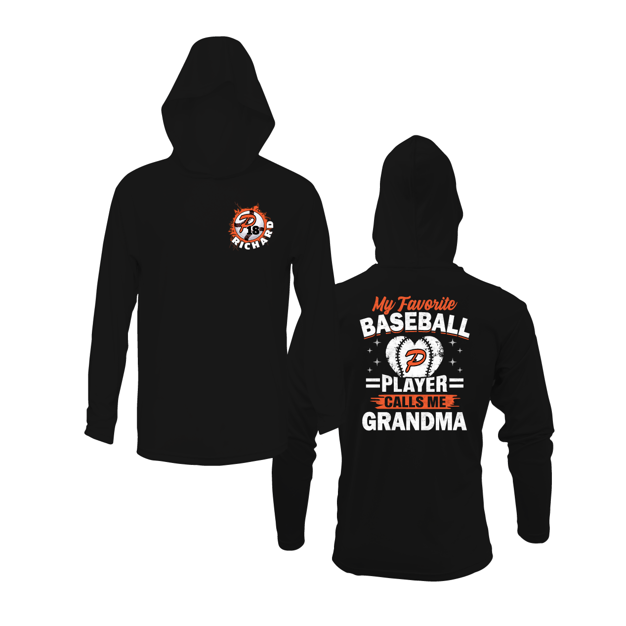 Duesler 11U Panthers “My Favorite Baseball Player Calls Me Grandma” Lightweight Hoodie