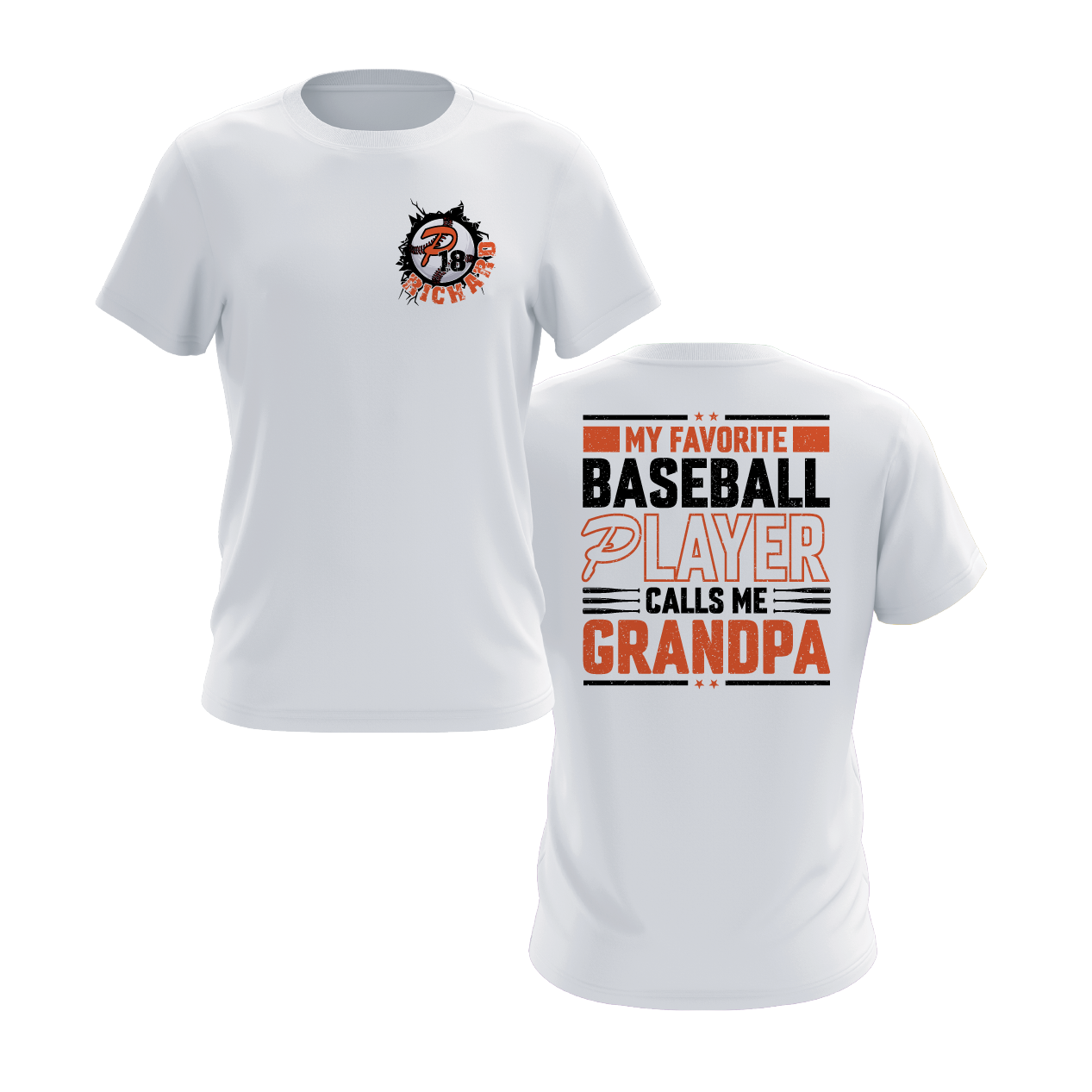 Duesler 11U Panthers “My Favorite Baseball Player Calls Me Grandpa” Short Sleeve Shirt