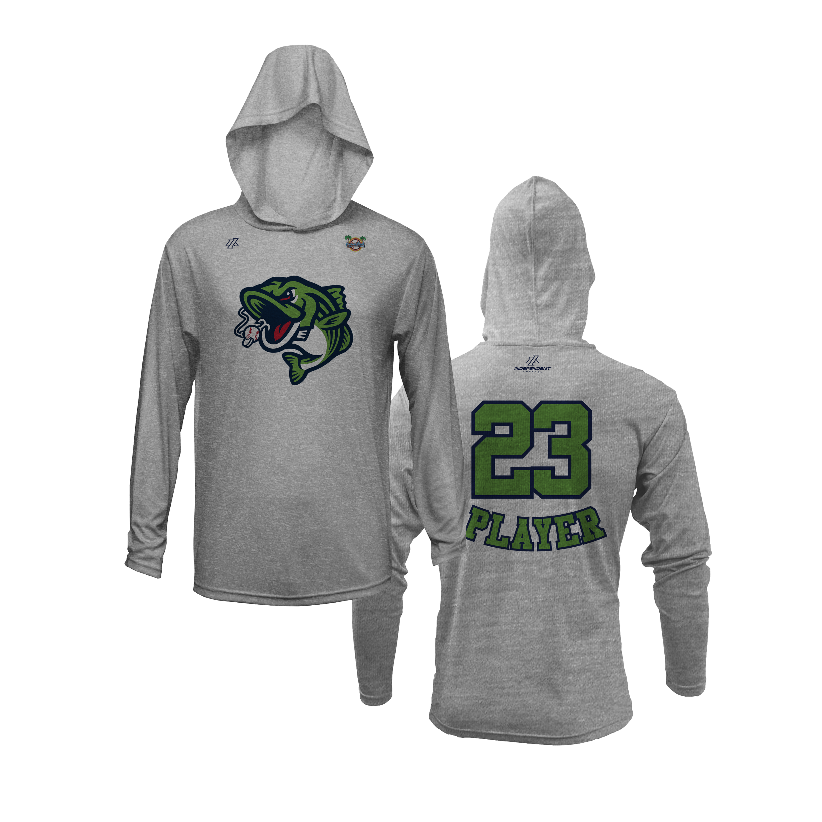 CCLL Stripers Fish Logo Lightweight Hoodie