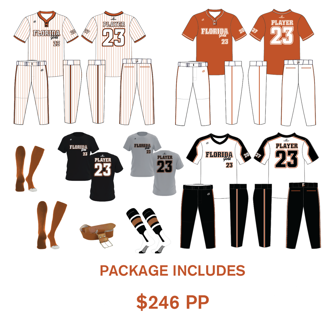 Dimler 16U Florida Gold Fall 2026 Player Package