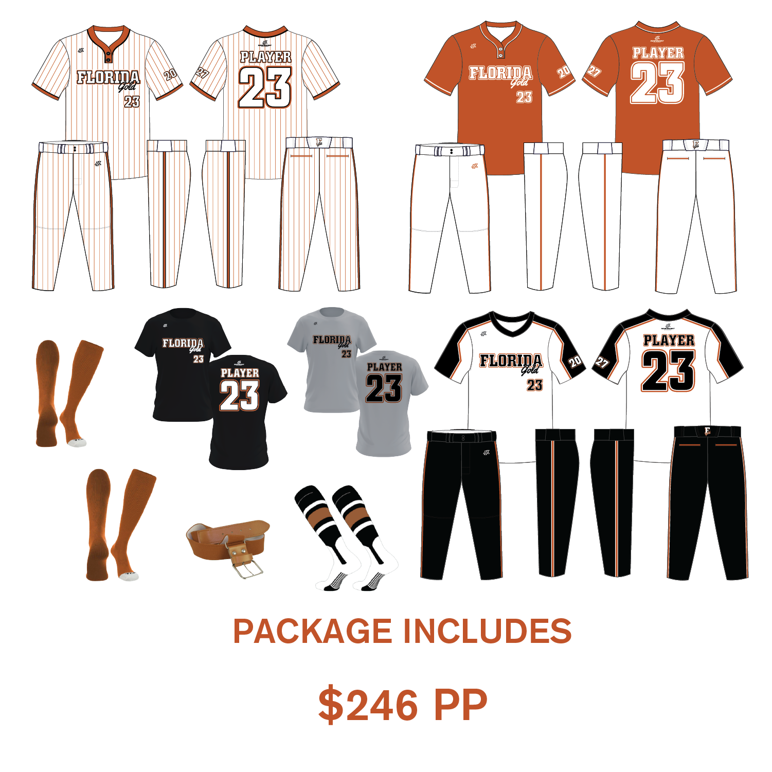 Dimler 16U Florida Gold Fall 2026 Player Package