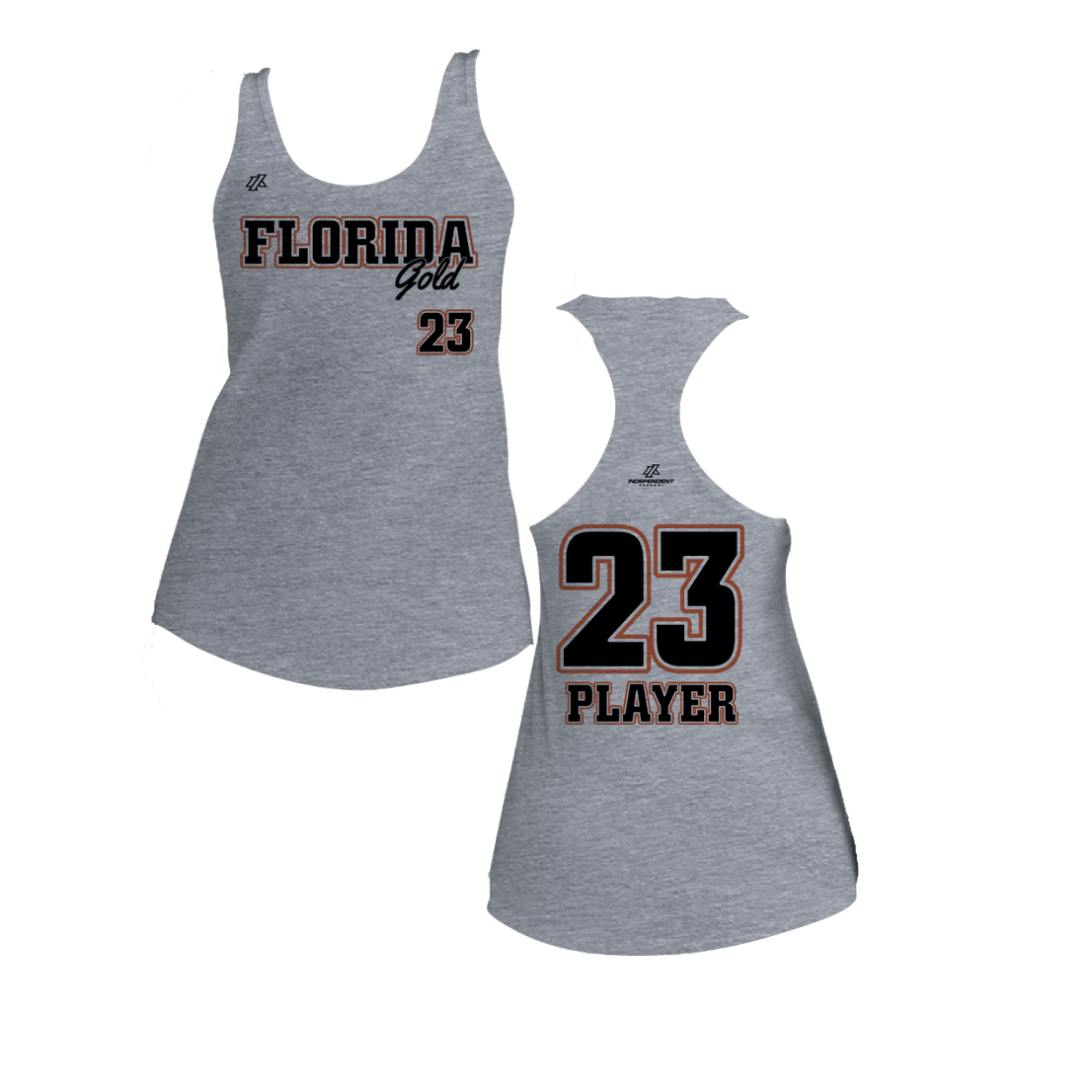 Florida Gold Logo Women's Poly/Cotton Tank Top