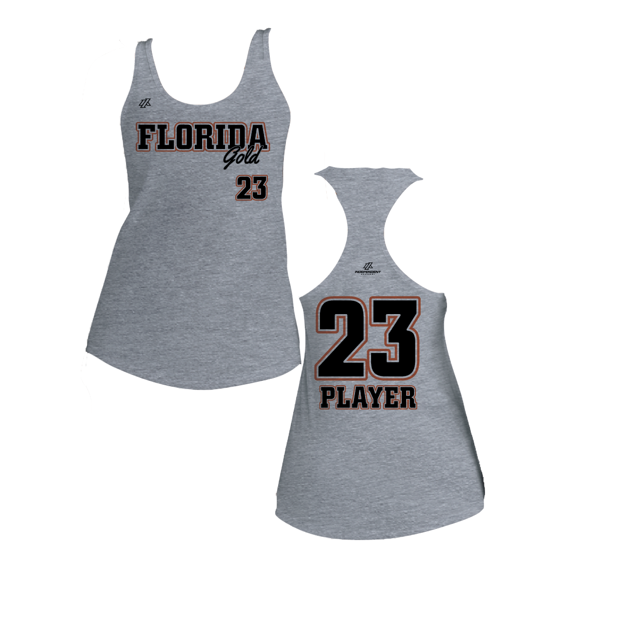 Florida Gold Logo Women's Poly/Cotton Tank Top
