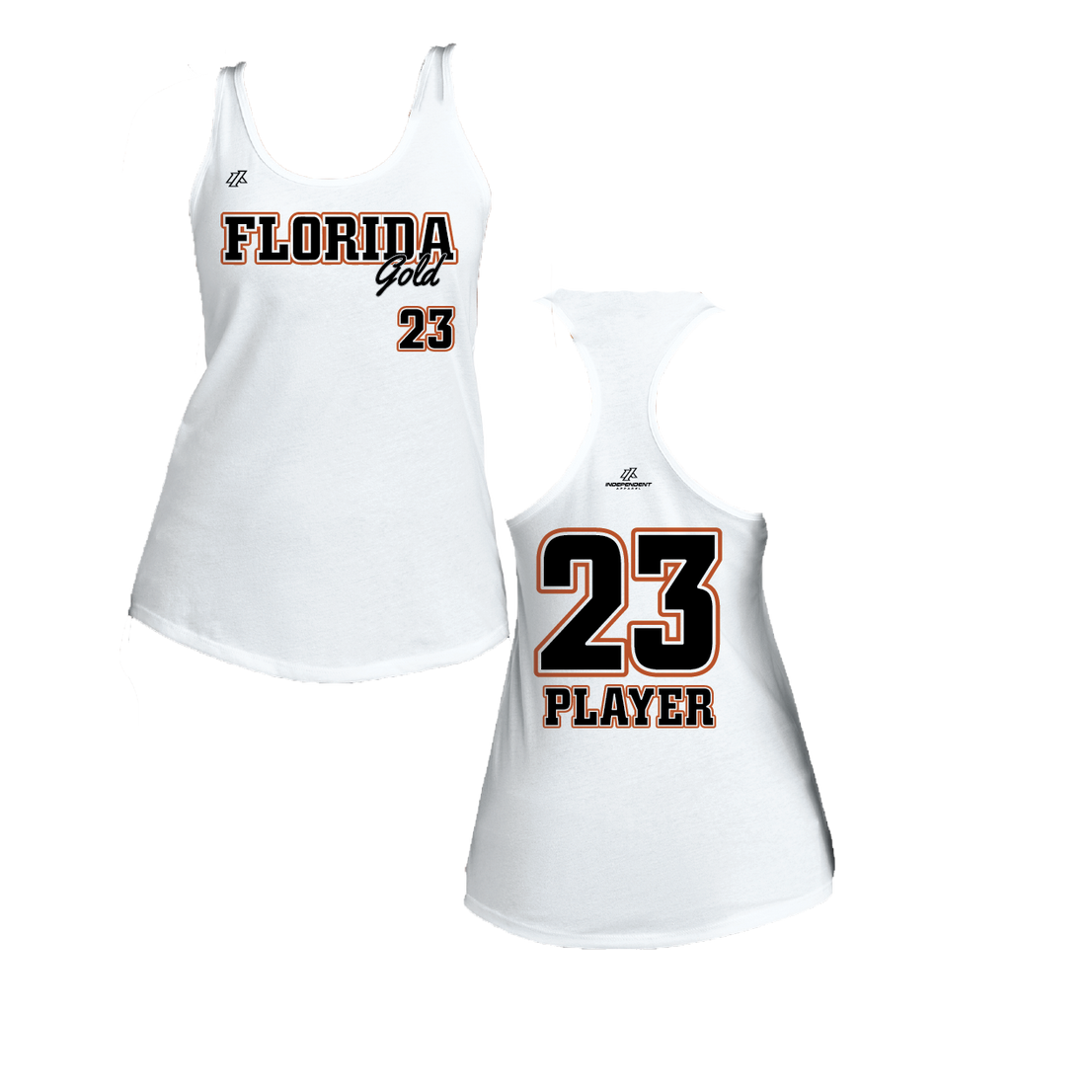 Florida Gold Logo Women's Poly/Cotton Tank Top