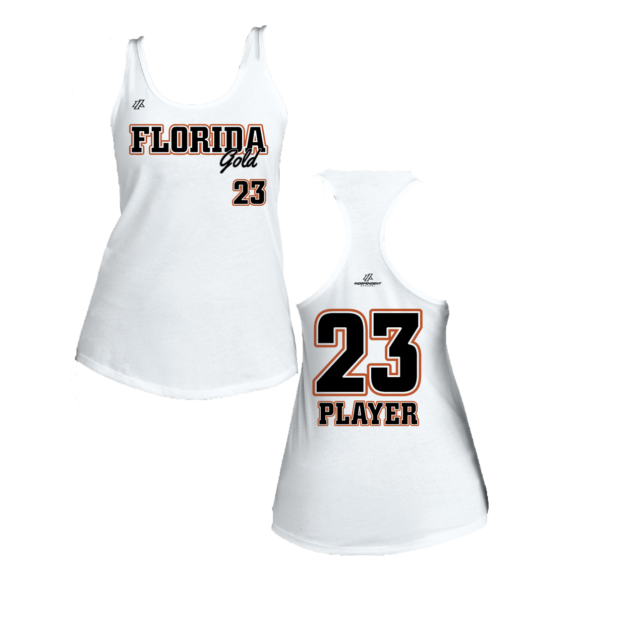 Florida Gold Logo Women's Poly/Cotton Tank Top