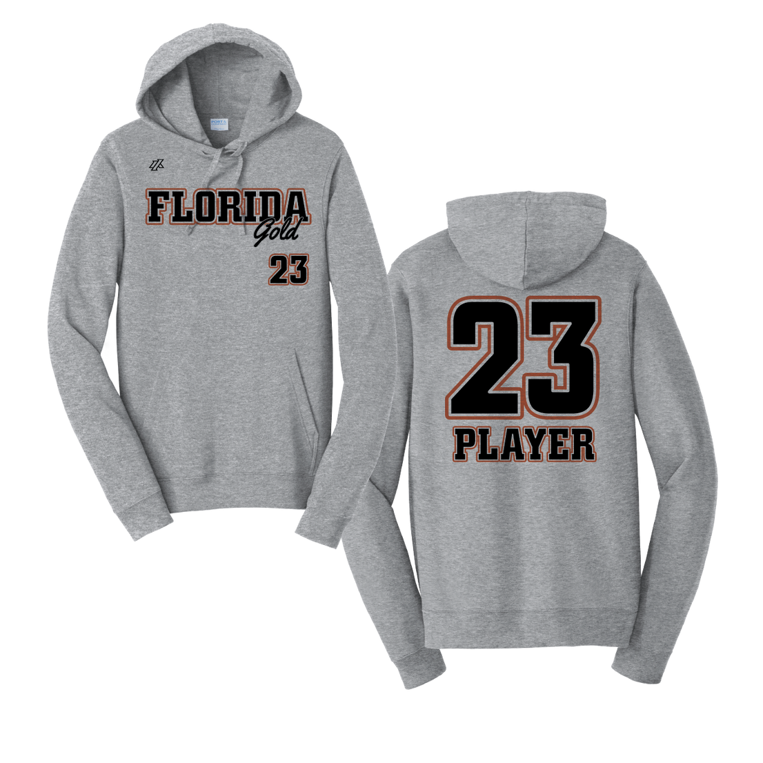 Florida Gold Logo Cotton Sweatshirt Hoodie