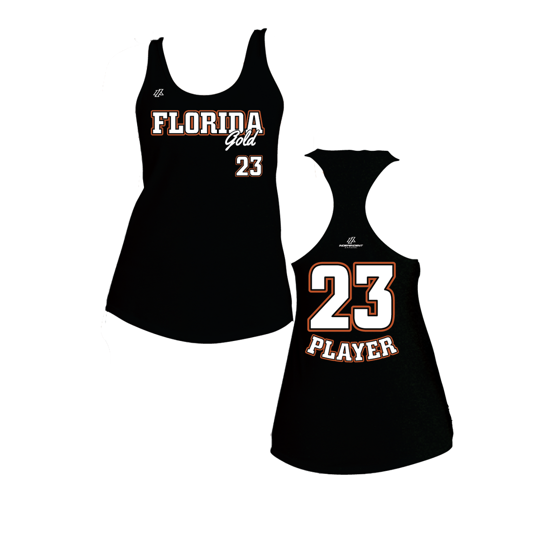 Florida Gold Logo Women's Poly/Cotton Tank Top