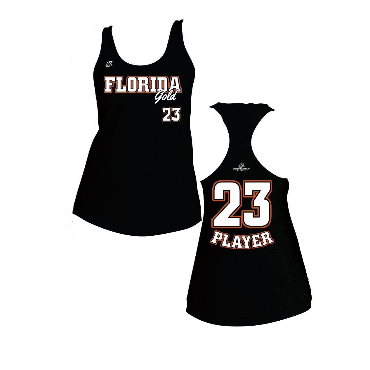 Florida Gold Logo Women's Poly/Cotton Tank Top