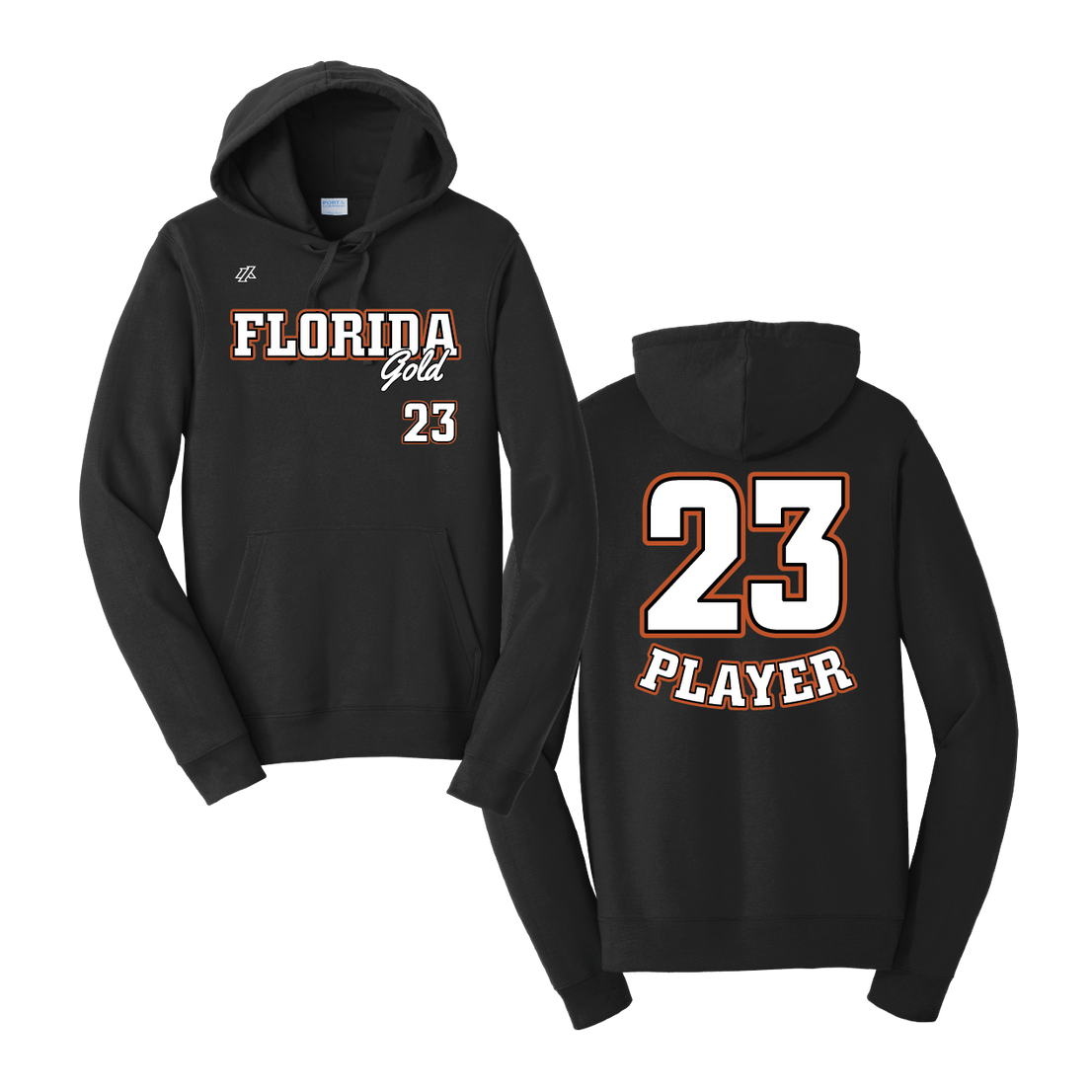 Florida Gold Logo Cotton Sweatshirt Hoodie