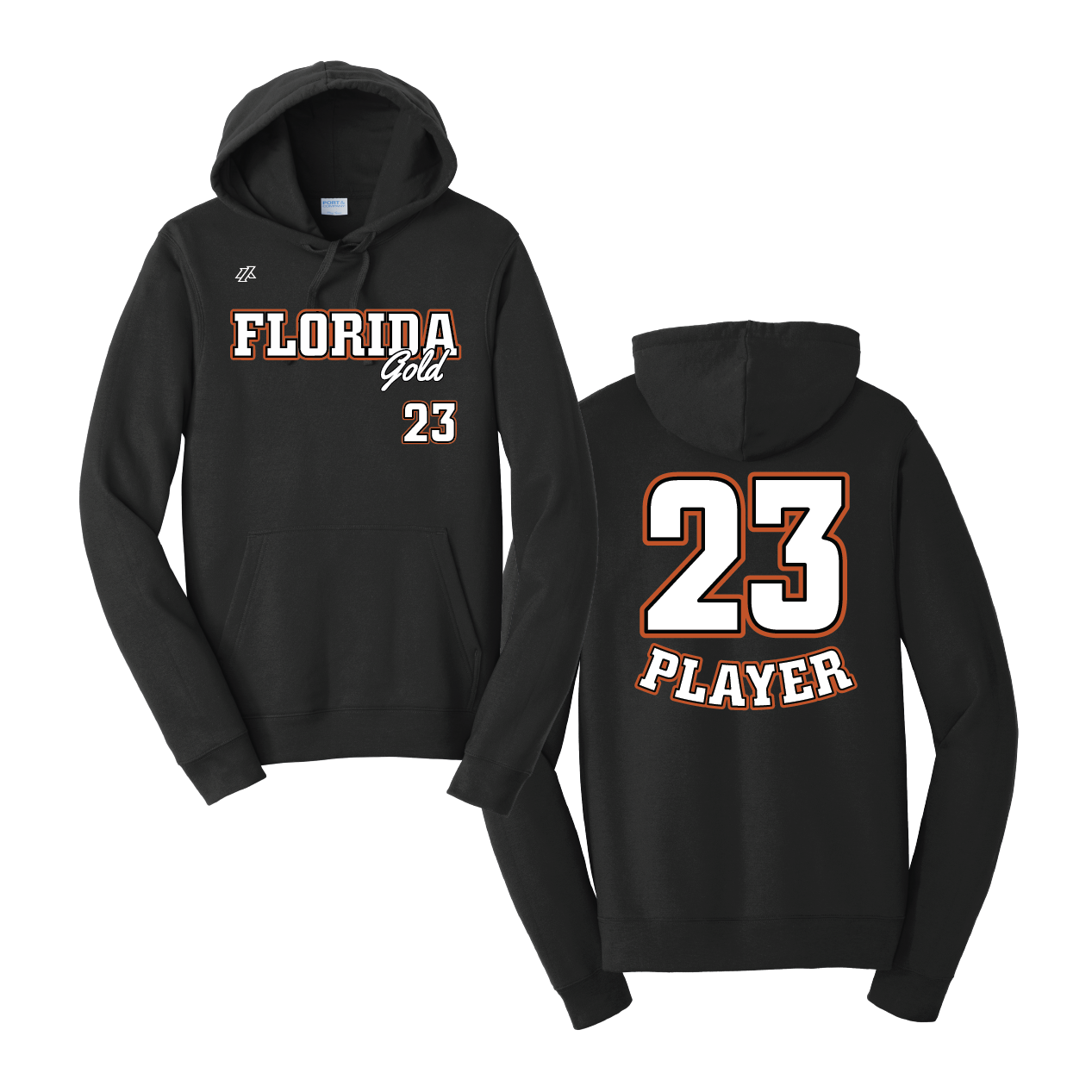 Florida Gold Logo Cotton Sweatshirt Hoodie