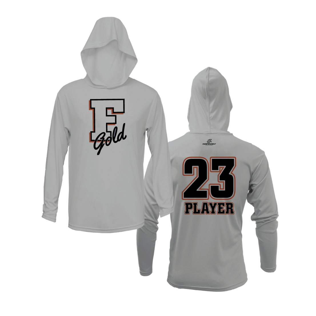 Florida Gold "F" Logo Lightweight Hoodie