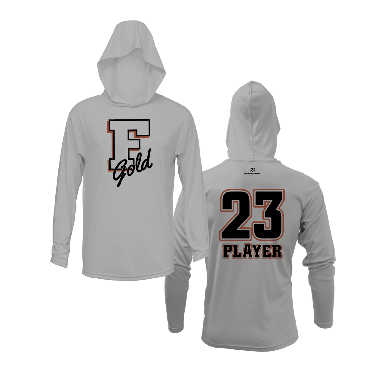 Florida Gold "F" Logo Lightweight Hoodie