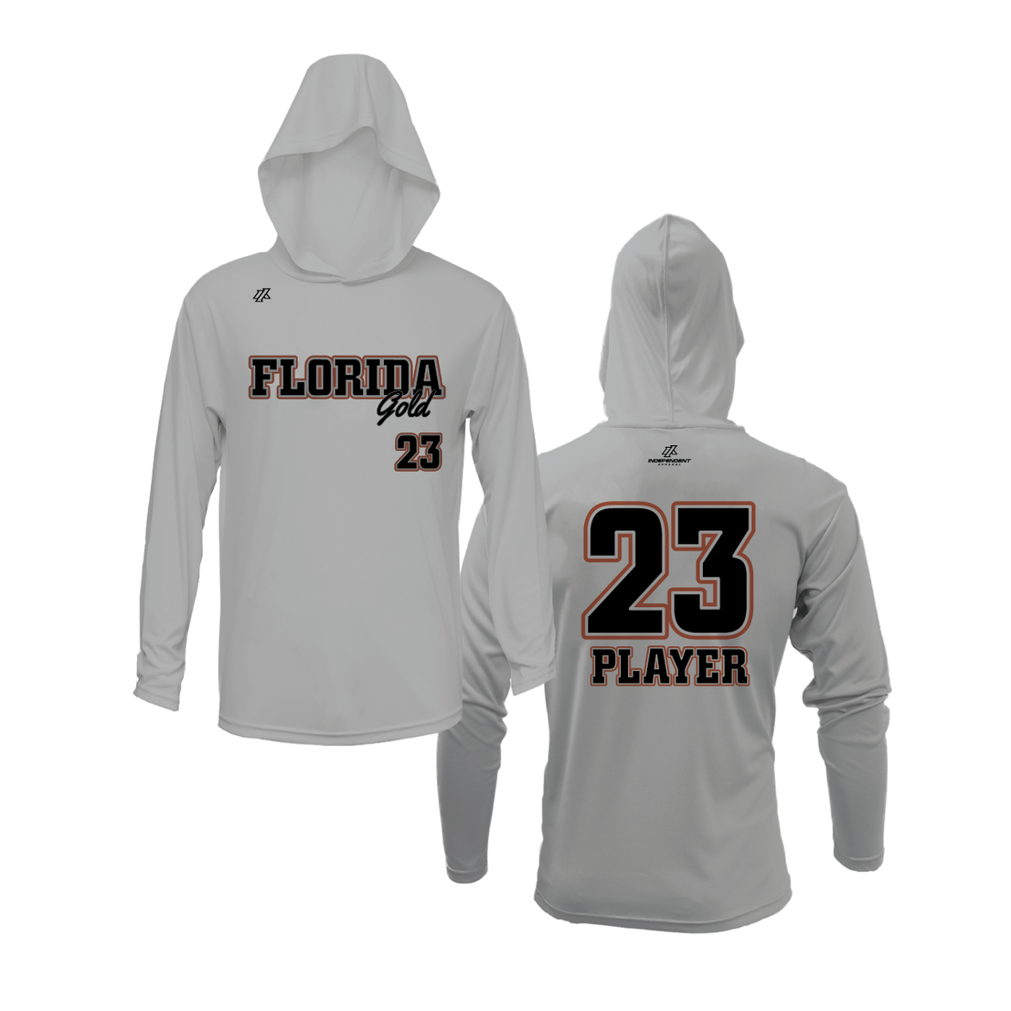 Florida Gold Logo Lightweight Hoodie
