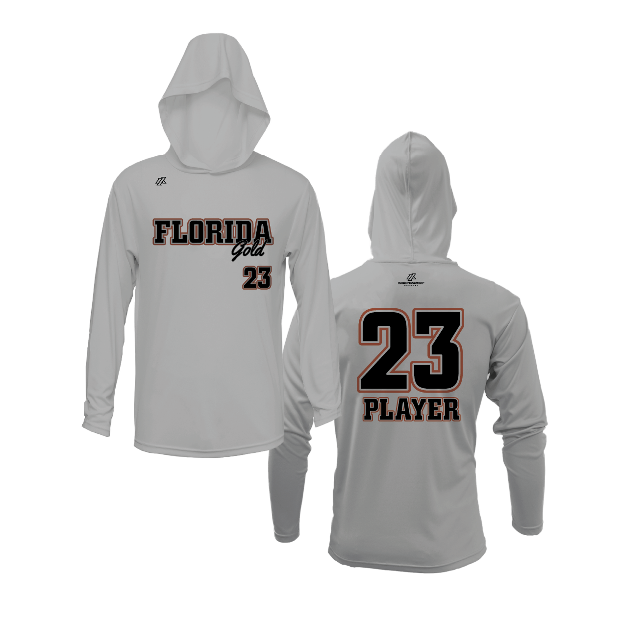 Florida Gold Logo Lightweight Hoodie