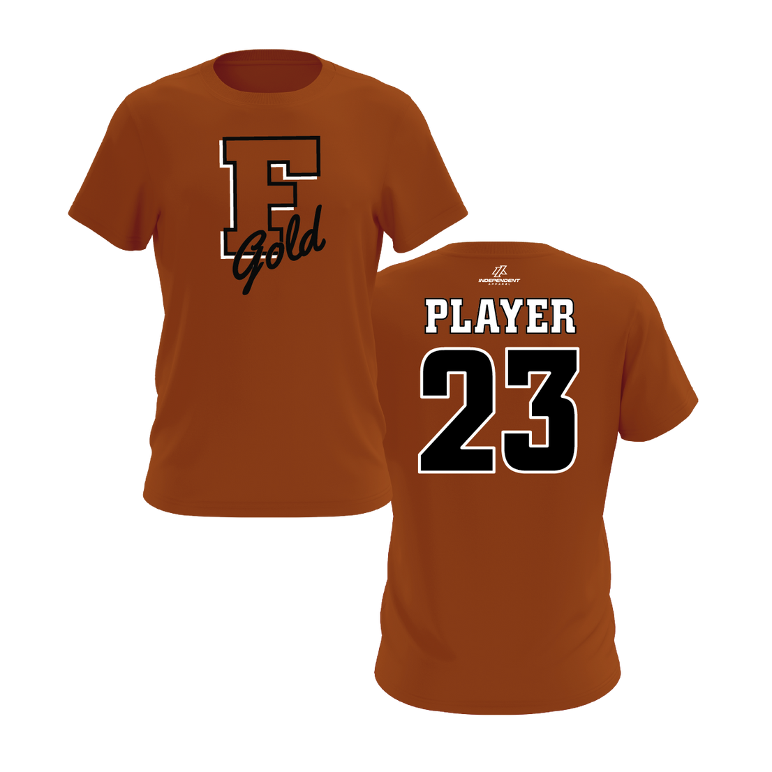 Florida Gold "F" Logo Short Sleeve Shirt