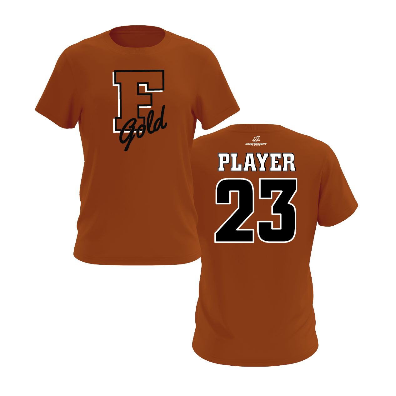 Florida Gold "F" Logo Short Sleeve Shirt
