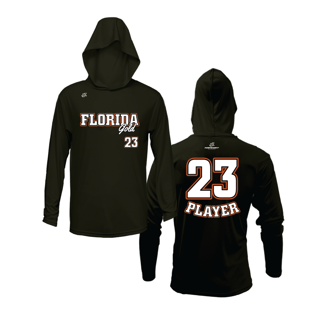 Florida Gold Logo Lightweight Hoodie