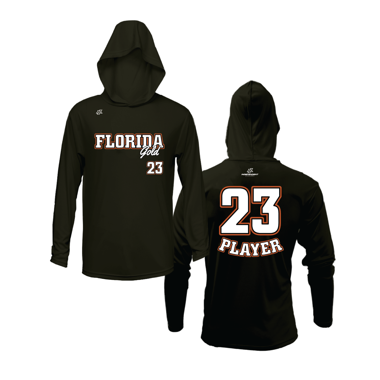 Florida Gold Logo Lightweight Hoodie