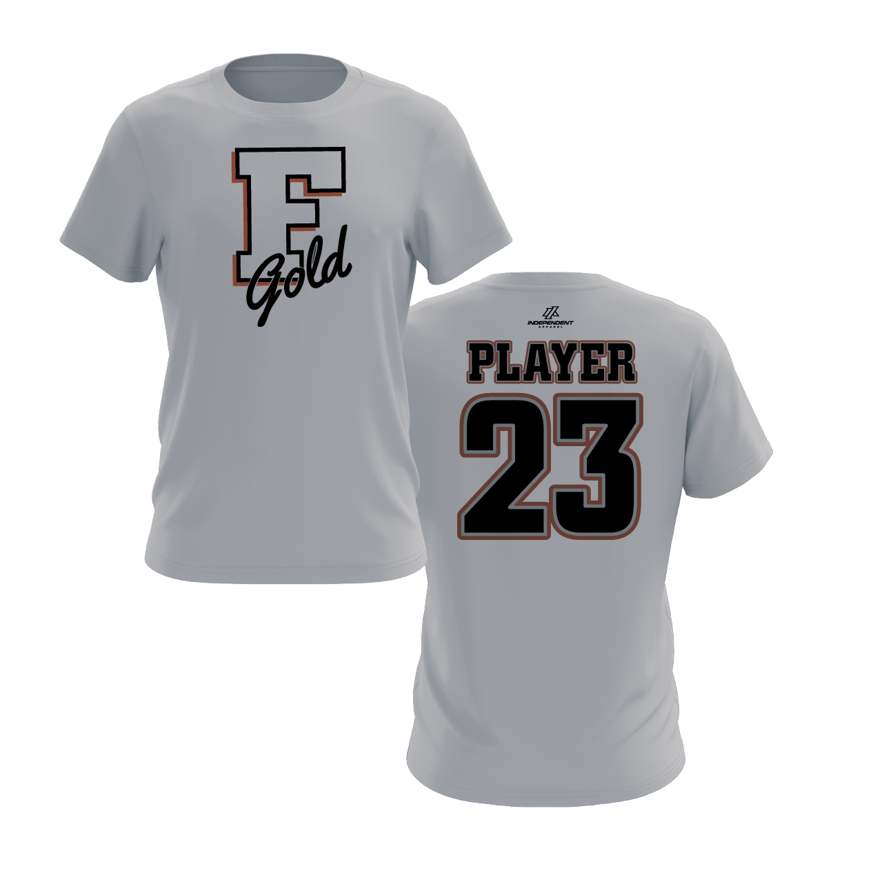 Florida Gold "F" Logo Short Sleeve Shirt