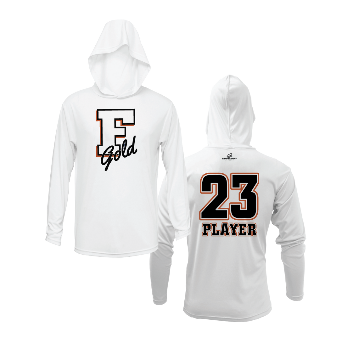 Florida Gold "F" Logo Lightweight Hoodie