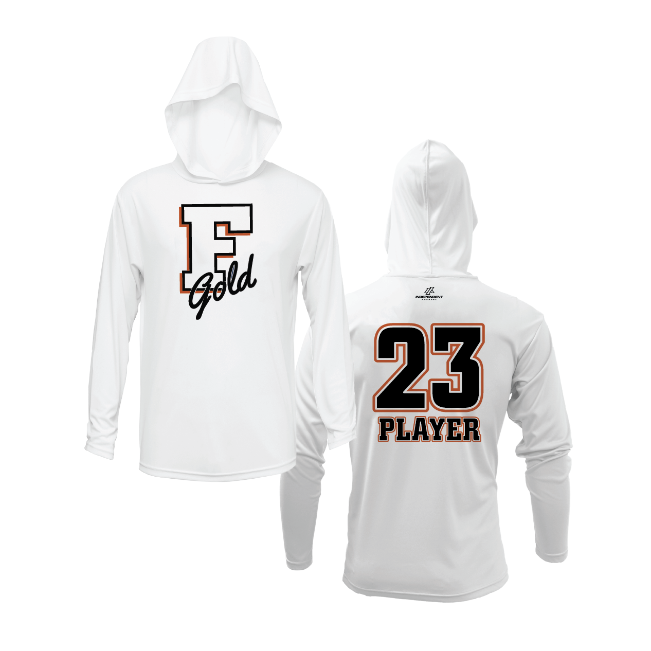 Florida Gold "F" Logo Lightweight Hoodie