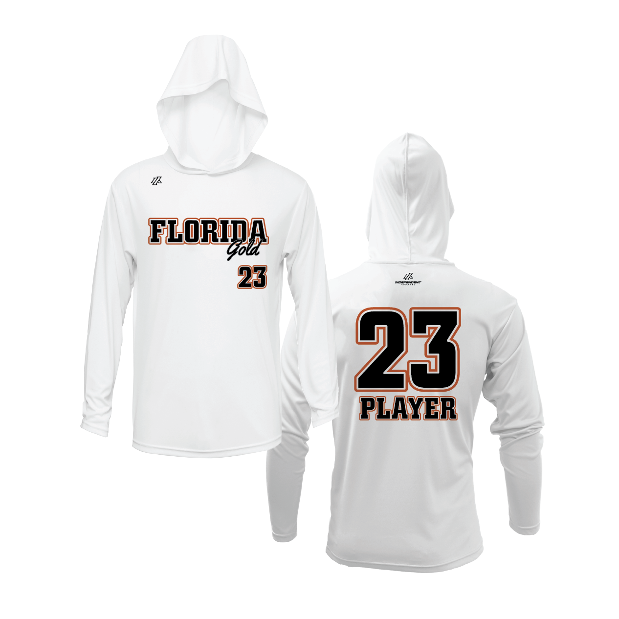 Florida Gold Logo Lightweight Hoodie