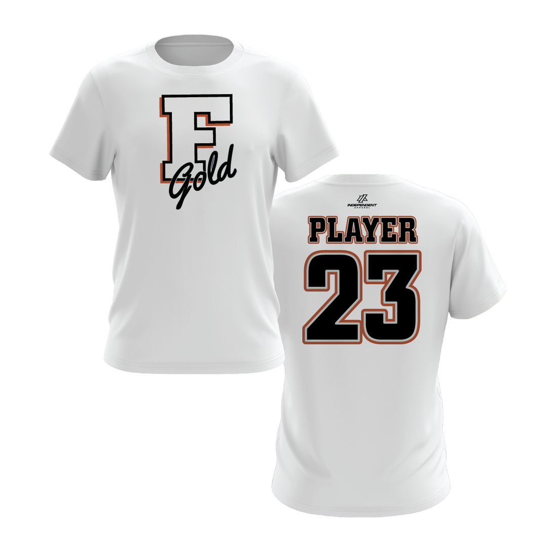 Florida Gold "F" Logo Short Sleeve Shirt