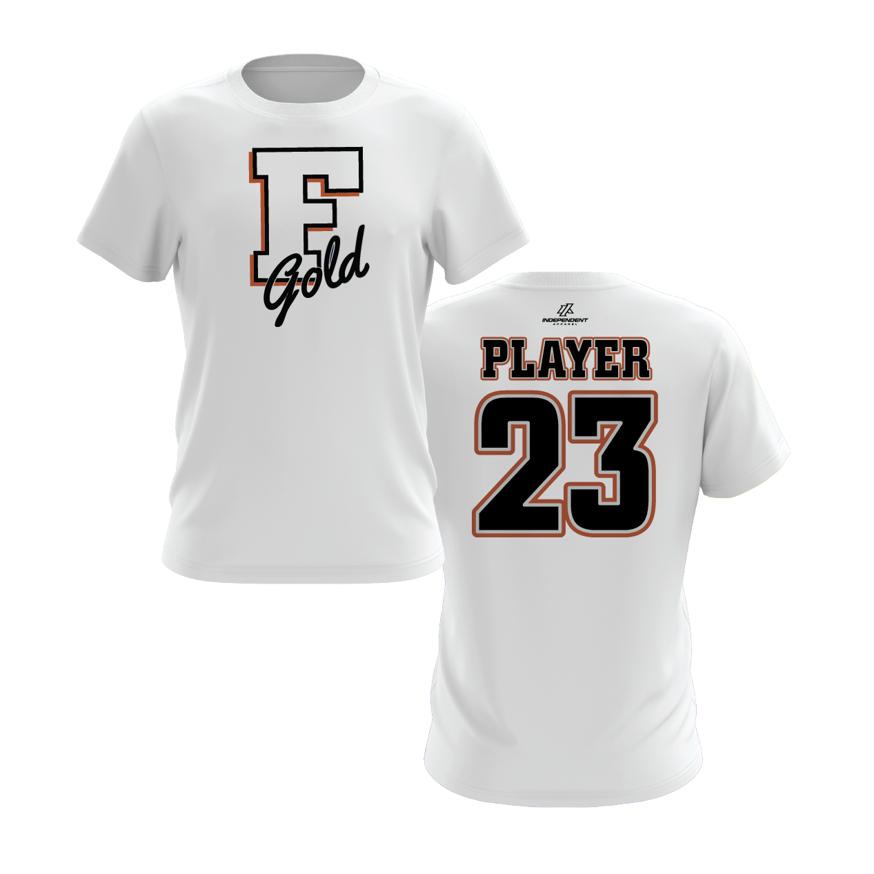 Florida Gold "F" Logo Short Sleeve Shirt