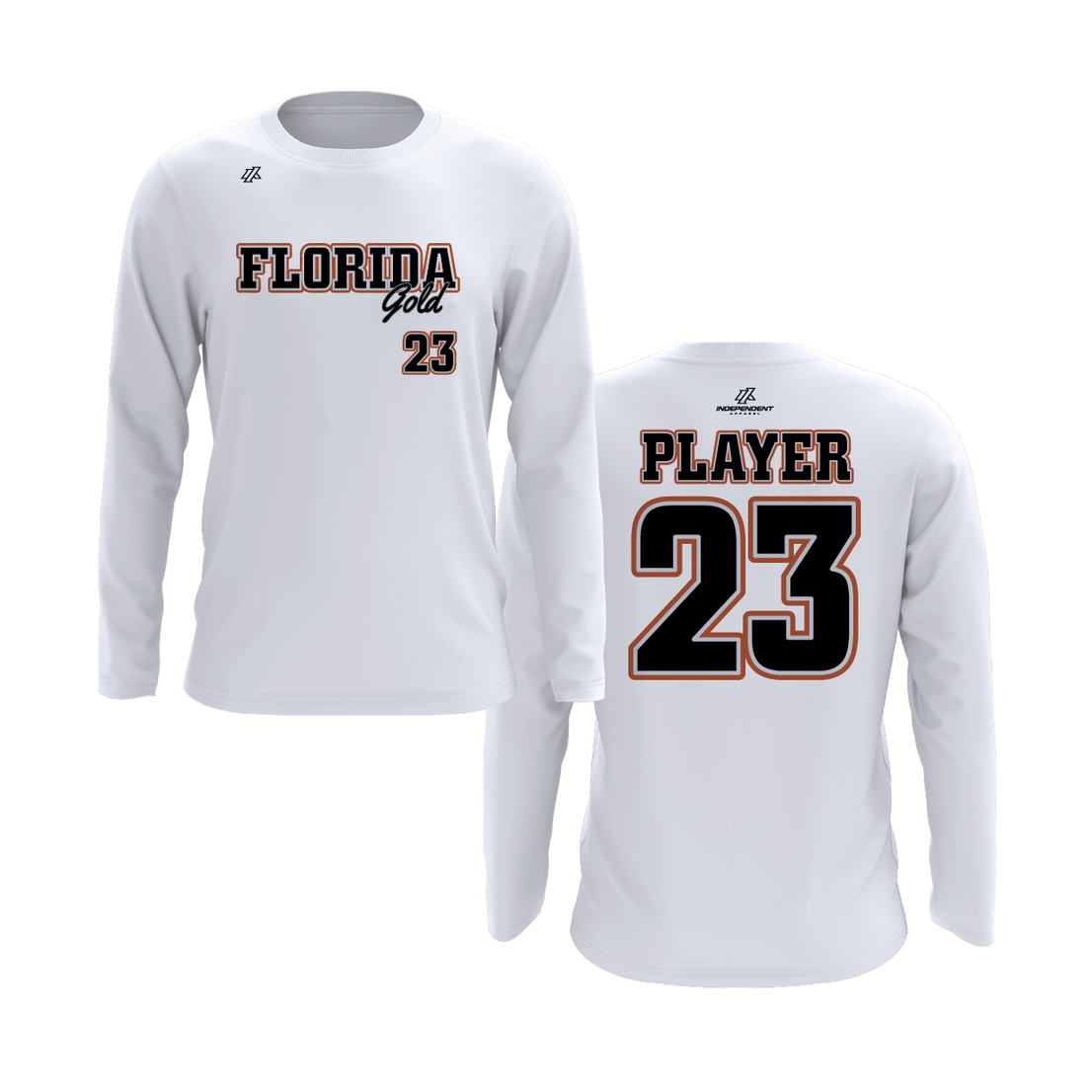 Florida Gold Logo Long Sleeve Shirt