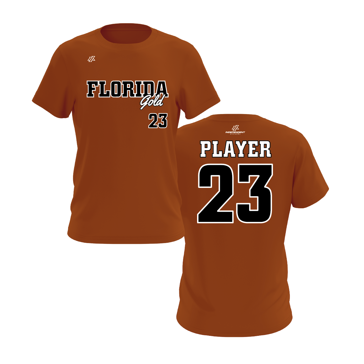 Florida Gold Logo Short Sleeve Shirt