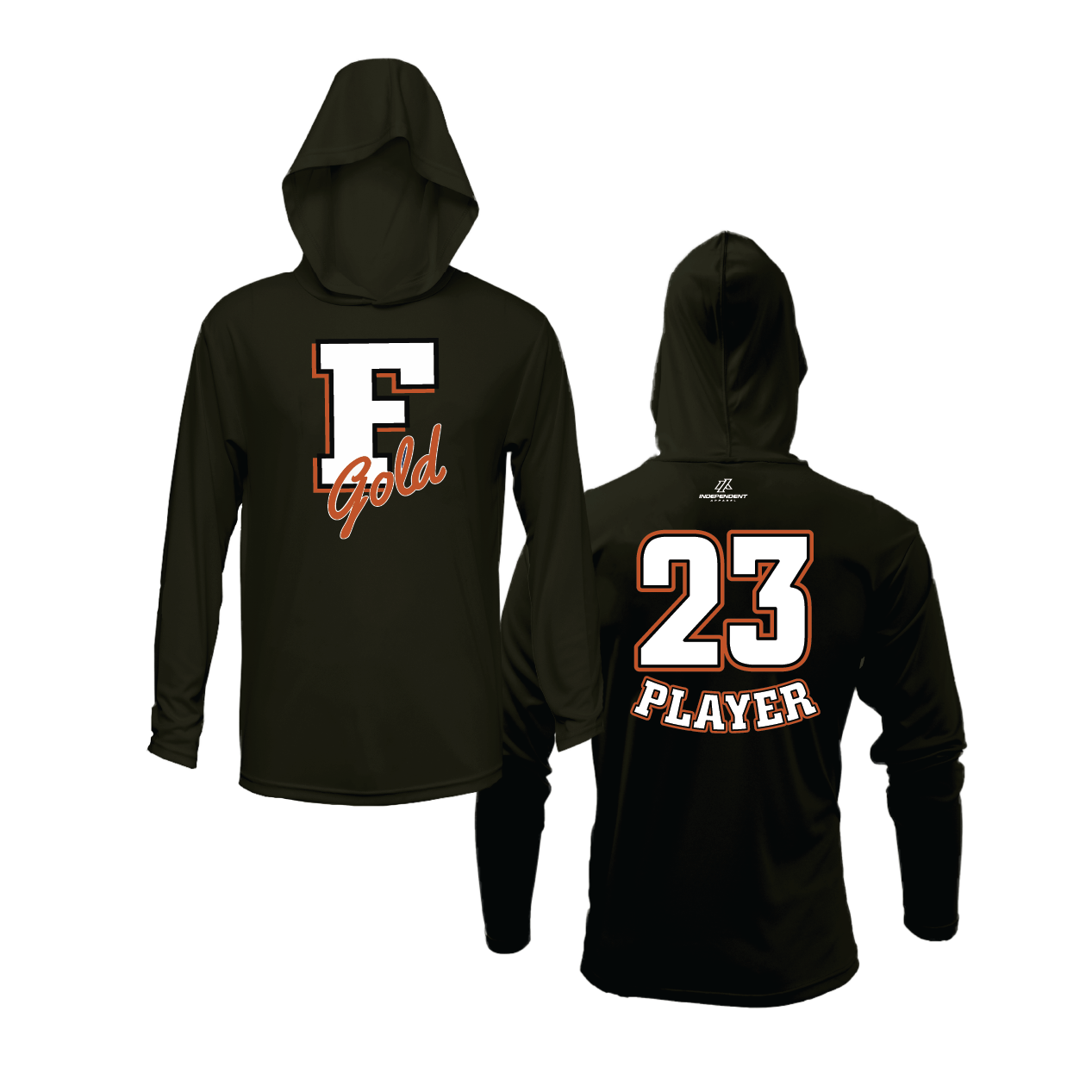 Florida Gold "F" Logo Lightweight Hoodie