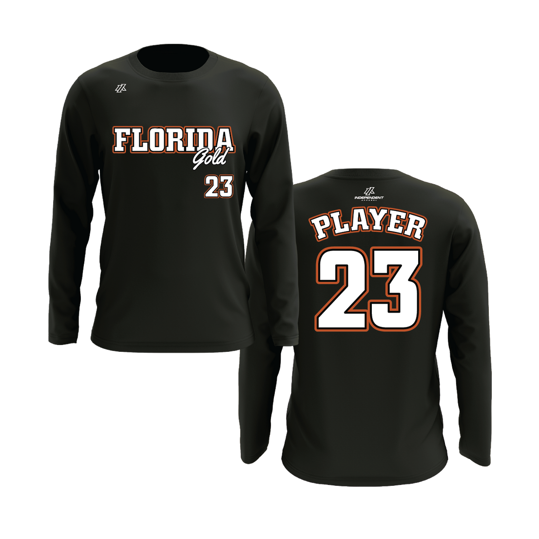 Florida Gold Logo Long Sleeve Shirt