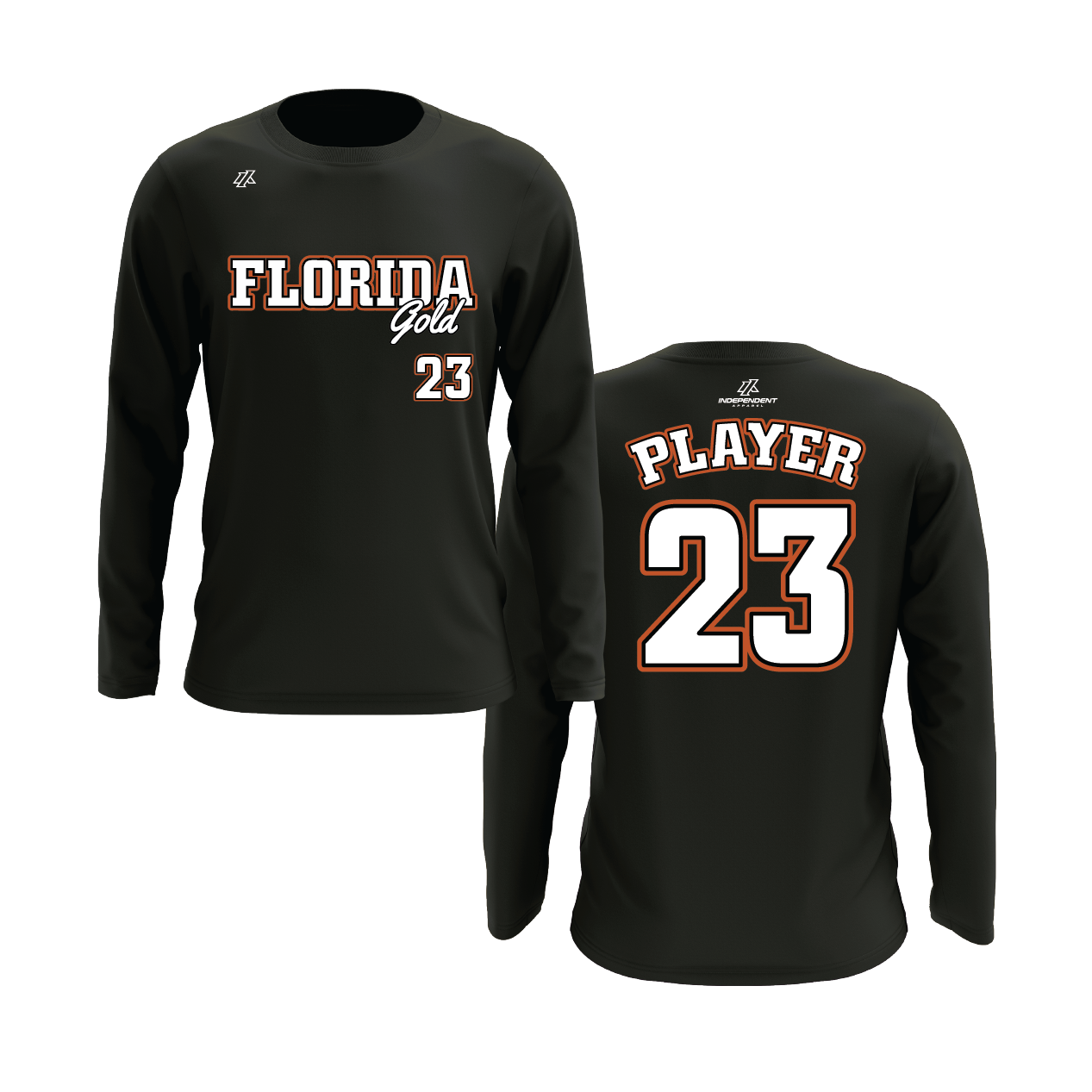 Florida Gold Logo Long Sleeve Shirt