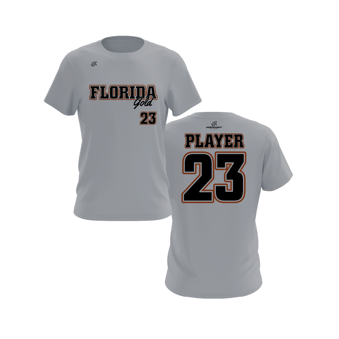 Dimler 16U Florida Gold - Grey Practice Shirt