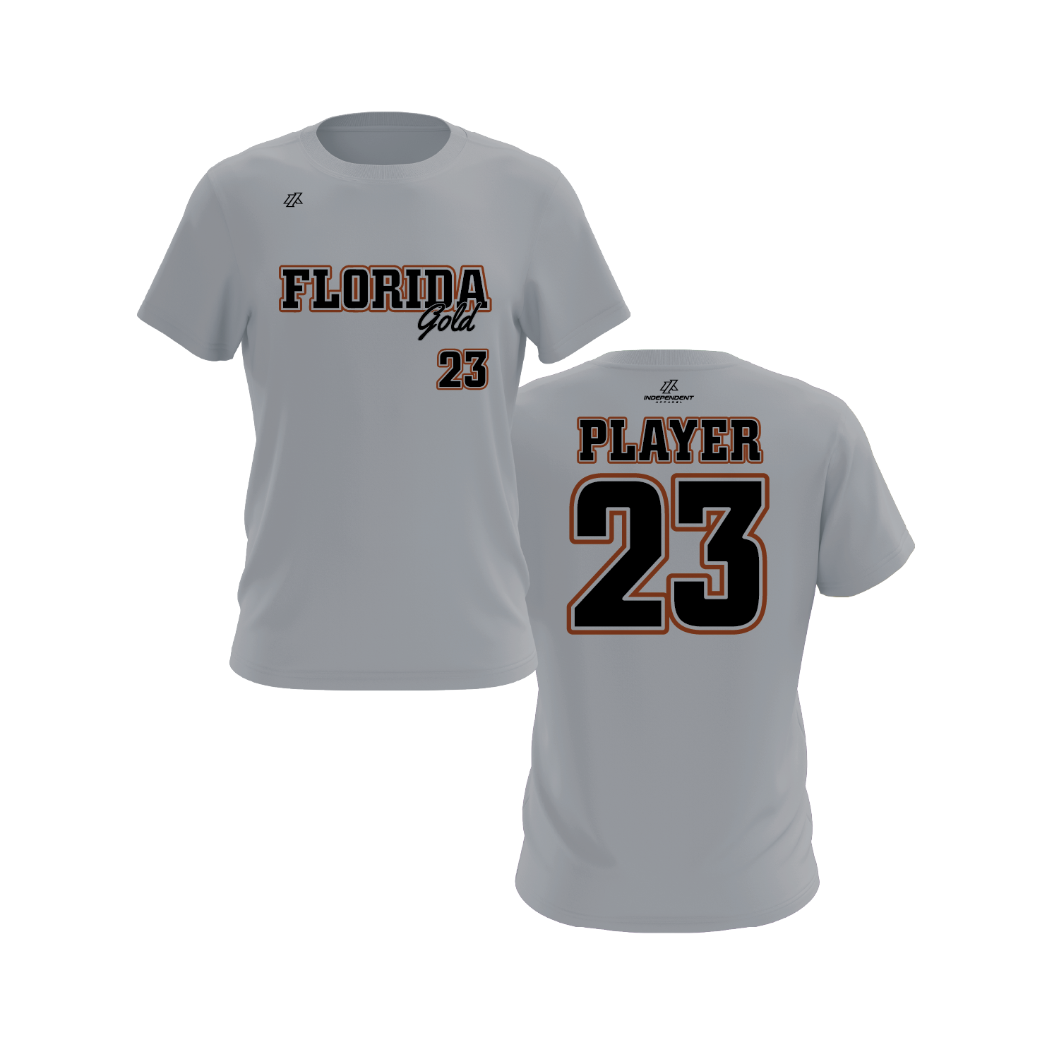 Dimler 16U Florida Gold - Grey Practice Shirt