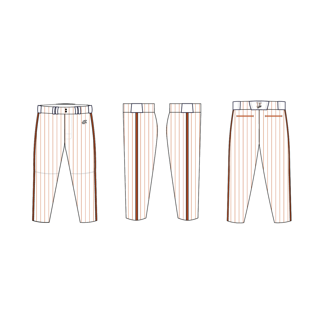 Dimler 16U Florida Gold - White Pinstripe Knickers