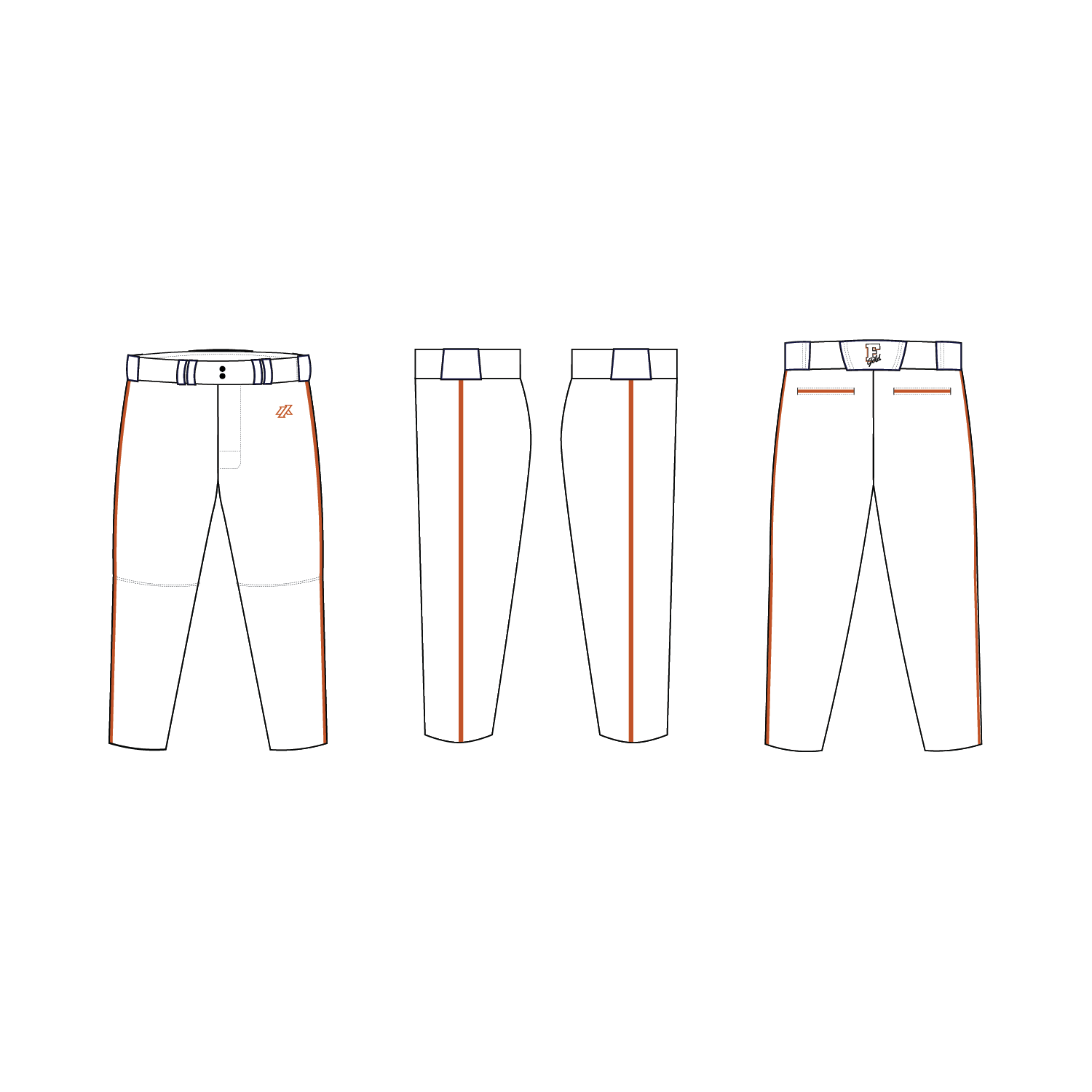 Dimler 16U Florida Gold - White Knickers