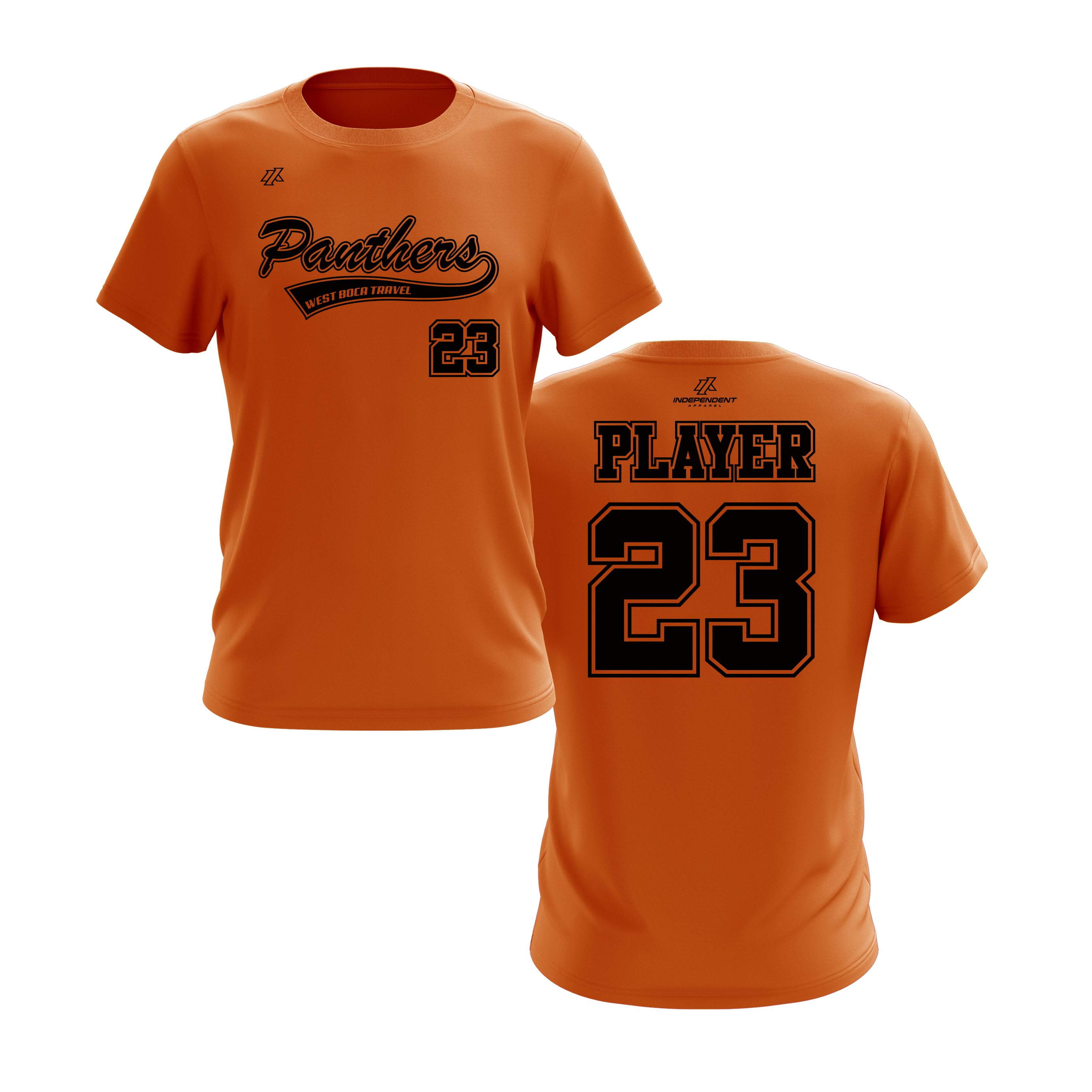 Perlman 8U Orange Practice Shirt