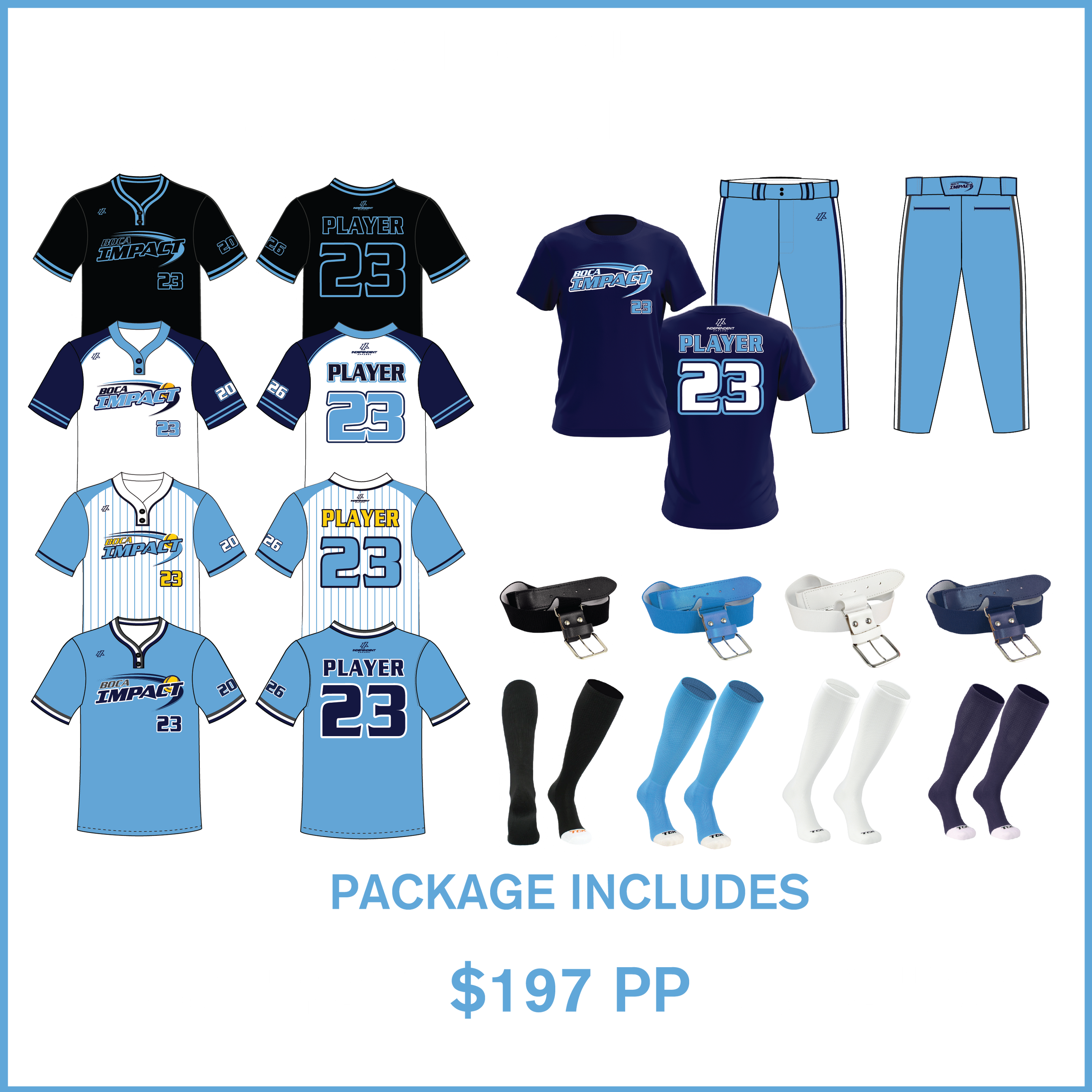 Gollin 14U/16U Fall 2025 New Player Package